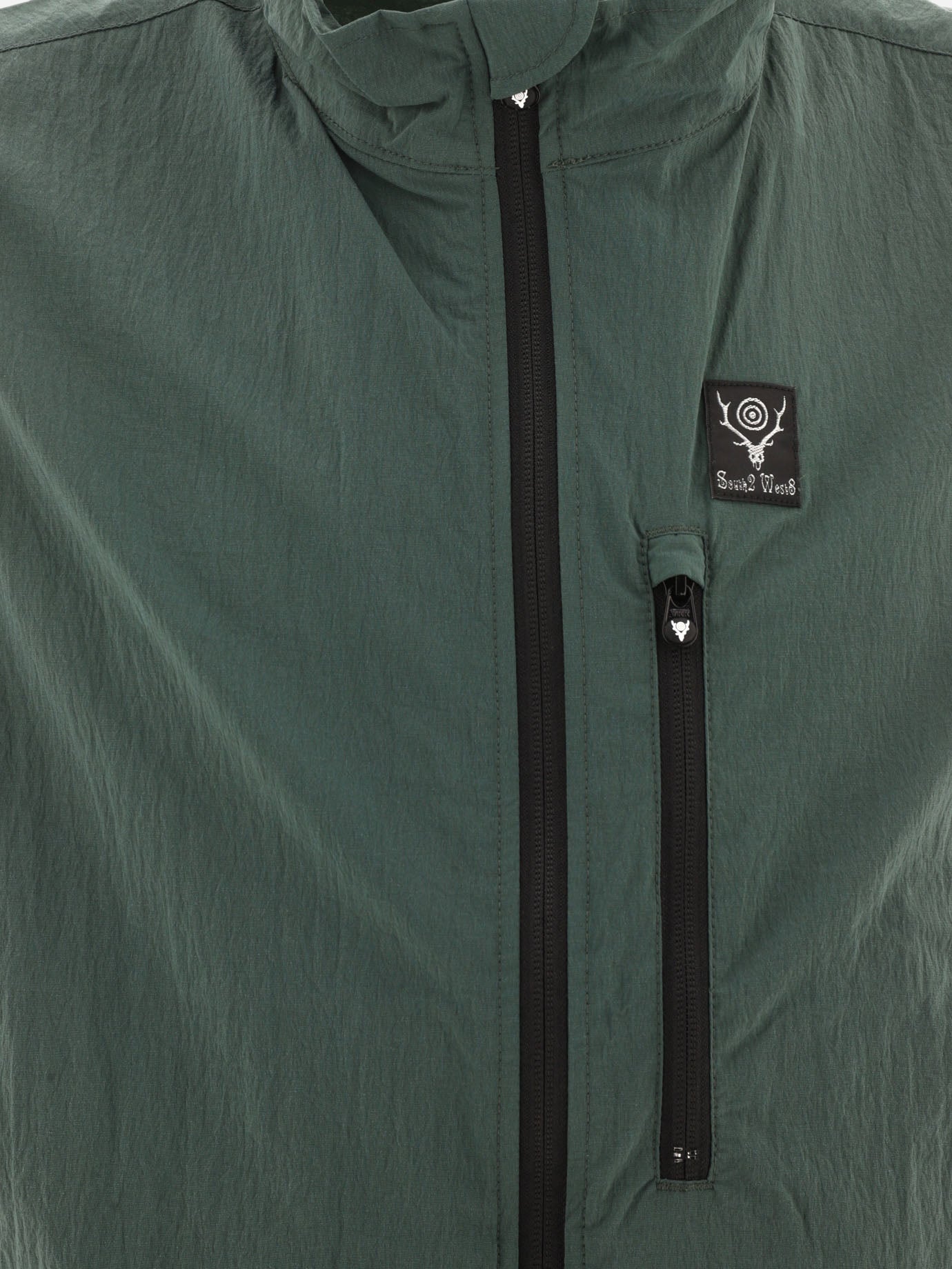 South2 West8 "Packable" vest jacket Green