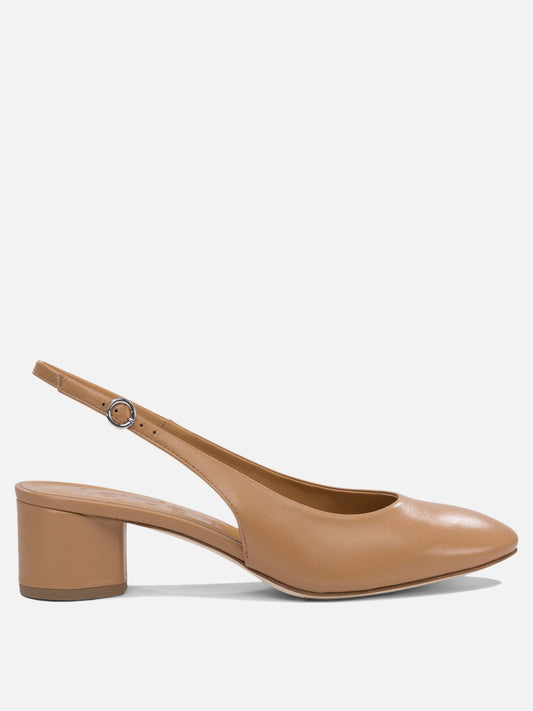 Slingbacks 100% nappa leather - 100% cow leather  Beige - Aeyde Women | PLP | VIETTI Online Store 
