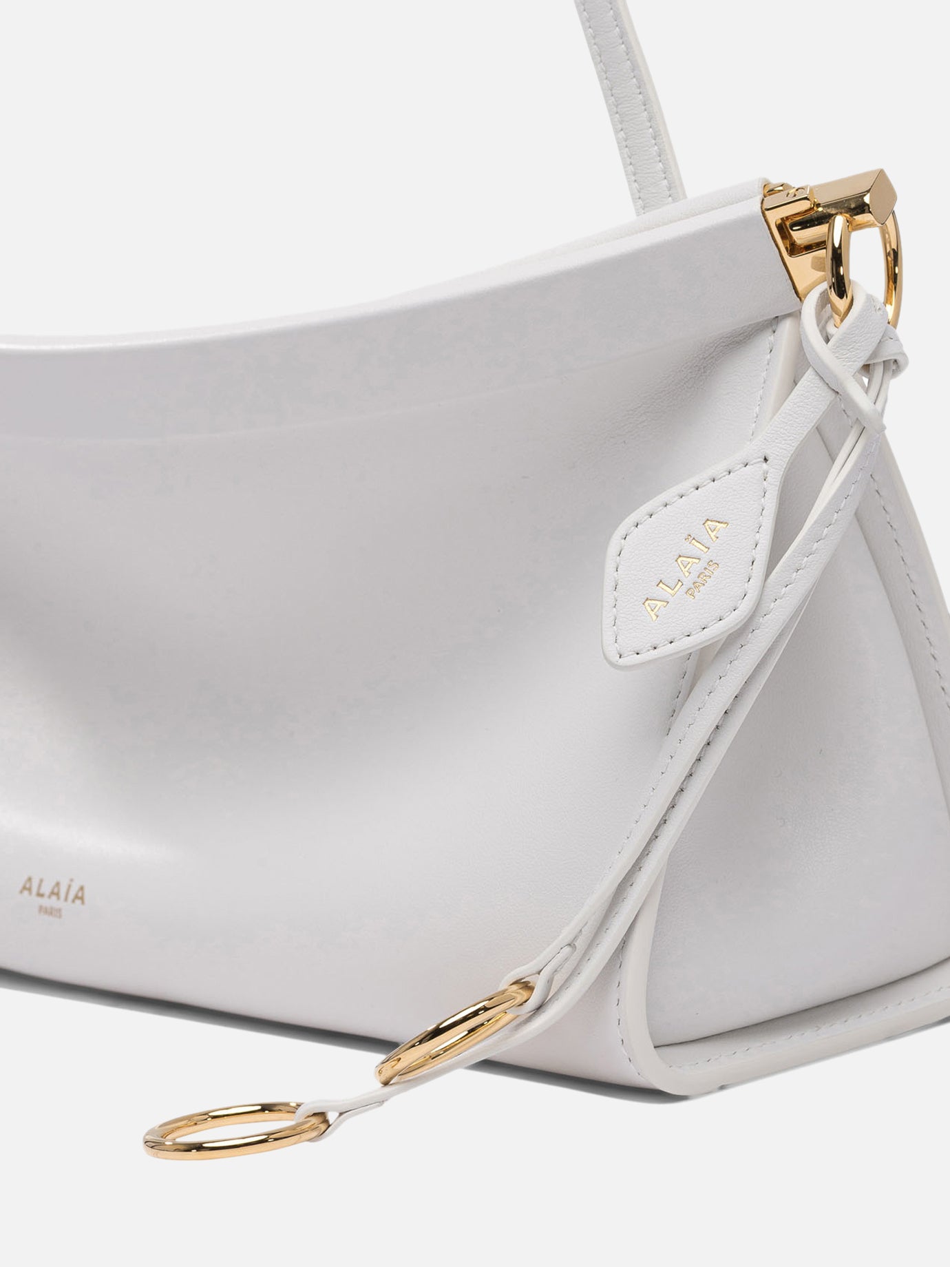 Alaïa "Le Click East West" shoulder bag White