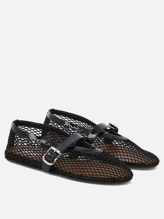 Alaïa Ballerine in rete 10066268_37 Black 2
