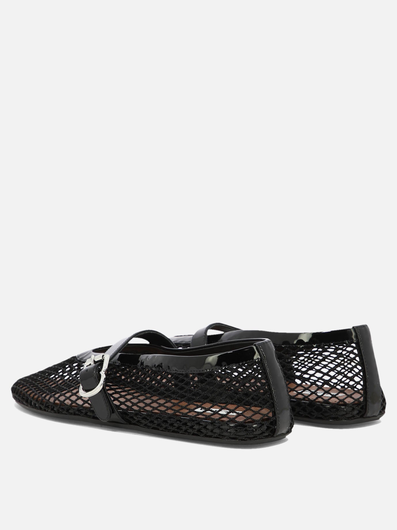 Alaïa Mesh ballet flats Black