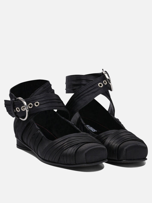 Ballerine classiche 60% polyethylene 40% recycled polyester - 100% cuerolite  Nero - Alohas Donna | PDP | VIETTI Online Store | 2
