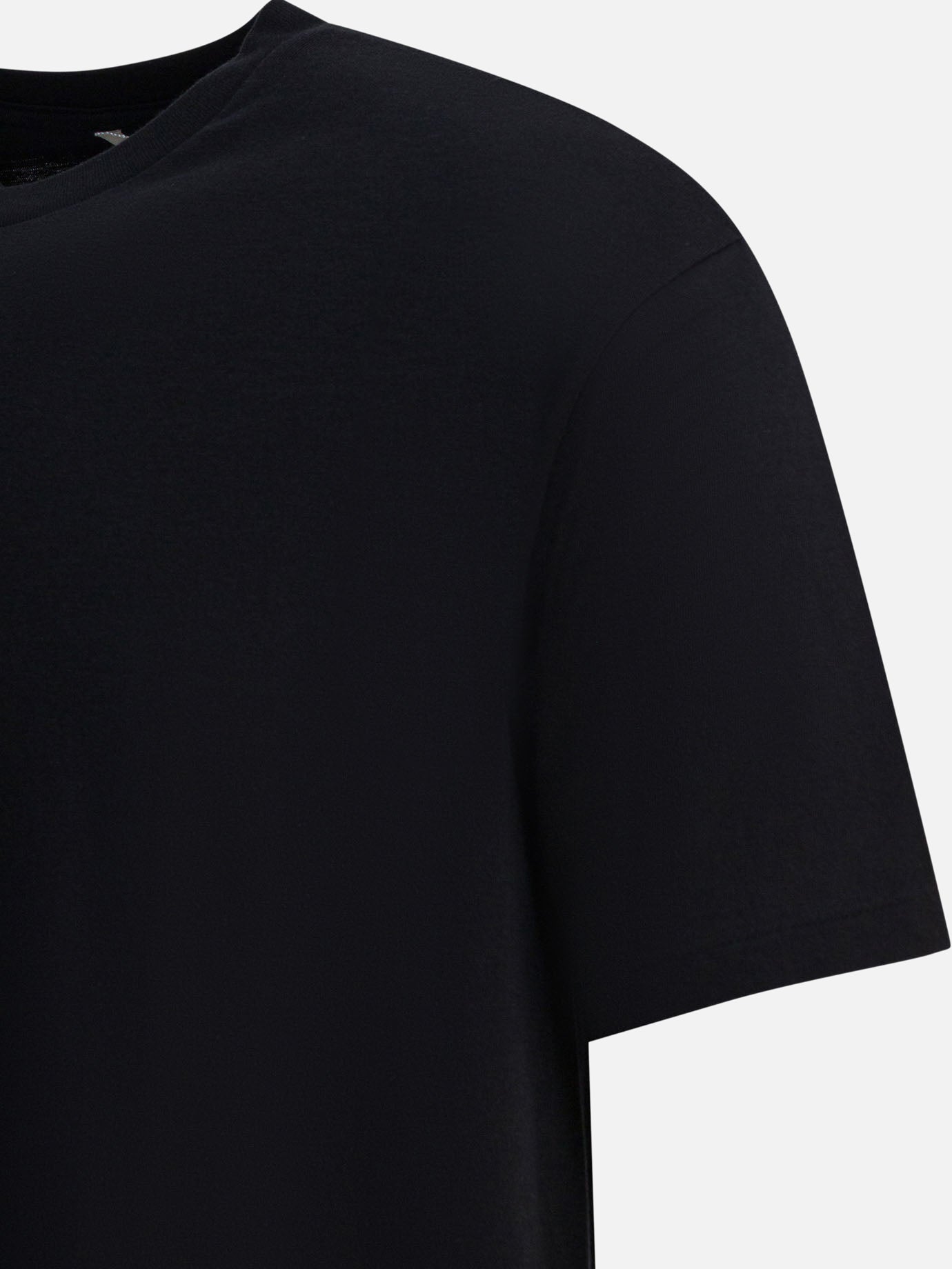 Crewneck t-shirts Solid colour  Black - Auralee Men | PDP | VIETTI Online Store | thumbnail_4