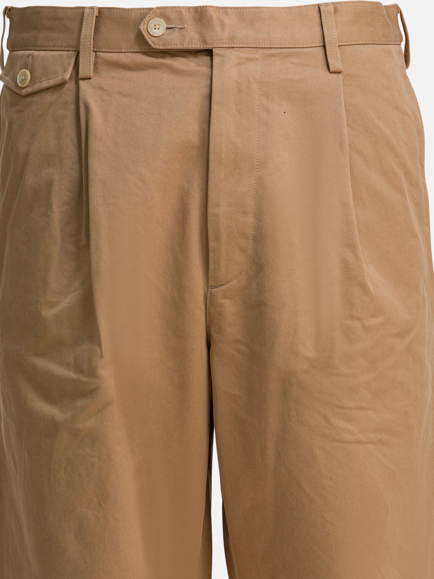 Pantaloni casual Solid colour  Marrone - Auralee Uomo | PDP | VIETTI Online Store | thumbnail_3