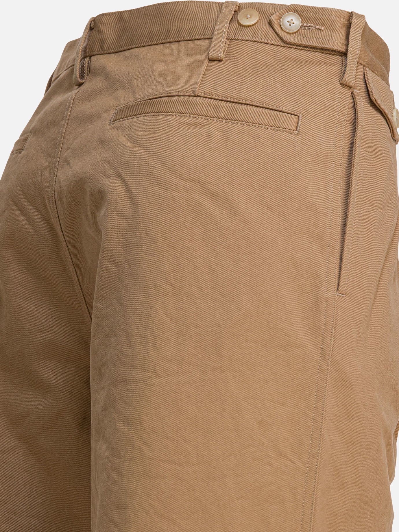 Pantaloni casual Solid colour  Marrone - Auralee Uomo | PDP | VIETTI Online Store | Zoom-Modal_4
