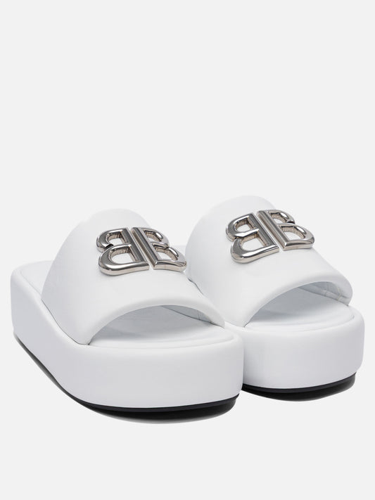 Balenciaga "Rise" 55 mm slides 18368239_36 White 2