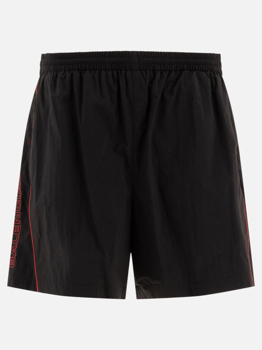 Balenciaga Short con logo 16996410_S Black 1