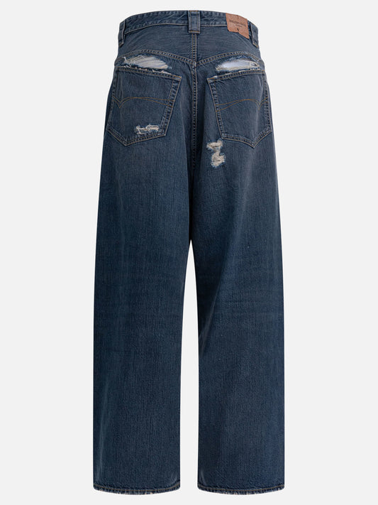Jeans a gamba larga Denim  Blu - Balenciaga Uomo | PDP | VIETTI Online Store | 2
