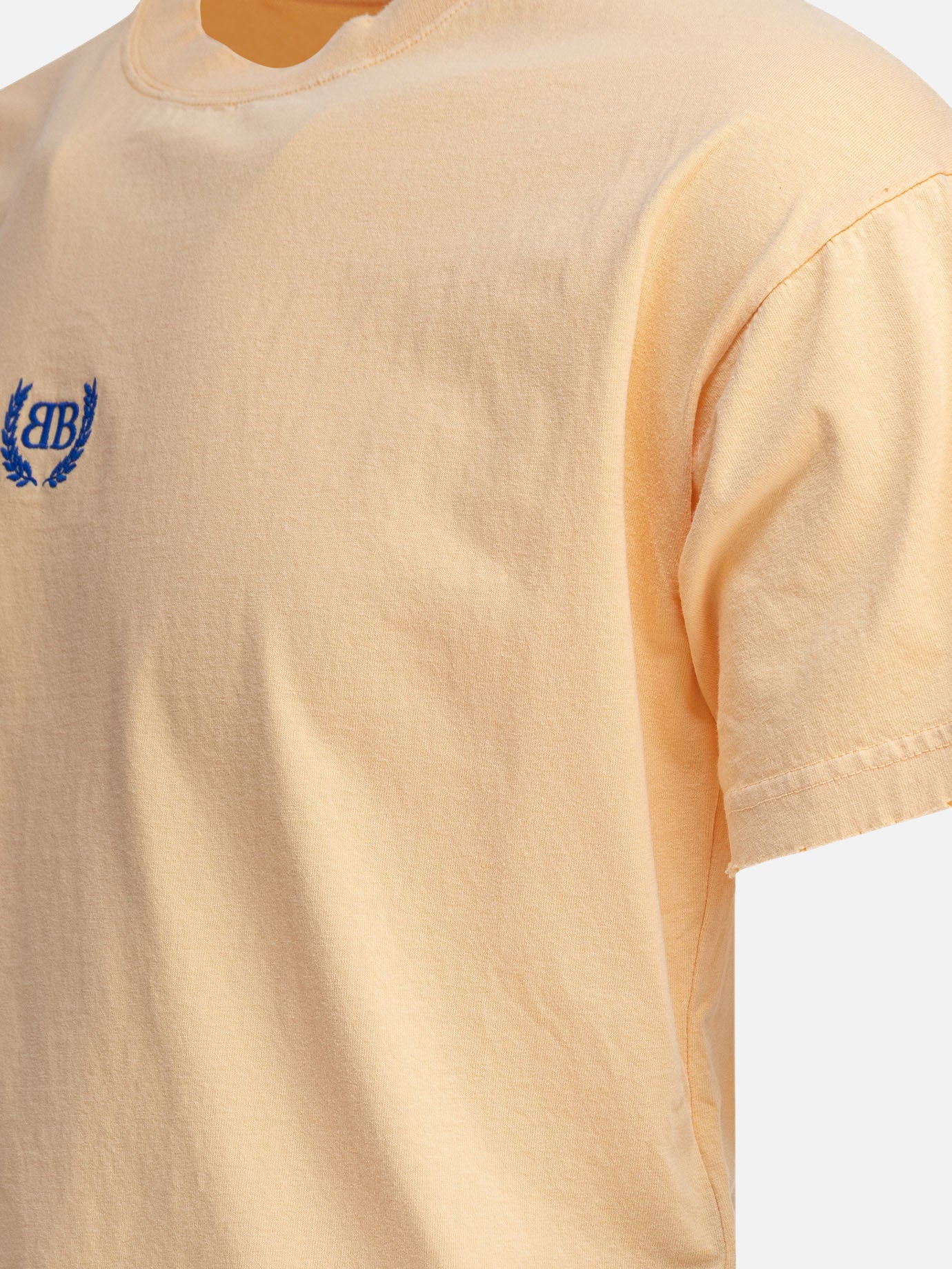 T-shirt girocollo Print  Giallo - Balenciaga Donna | PDP | VIETTI Online Store | thumbnail_4