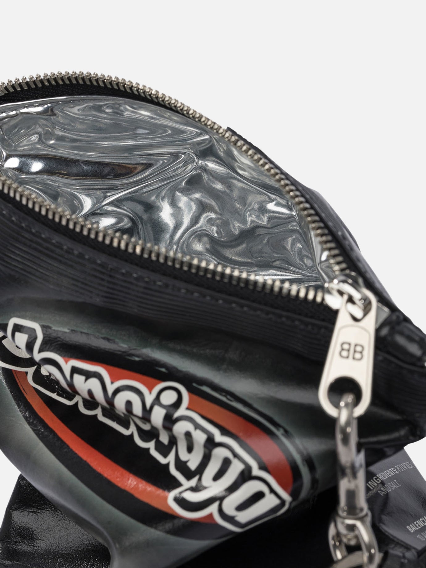 Balenciaga Pochette porta cellucare &quot;Chips&quot; 19488698_UNI Black thumbnail_4
