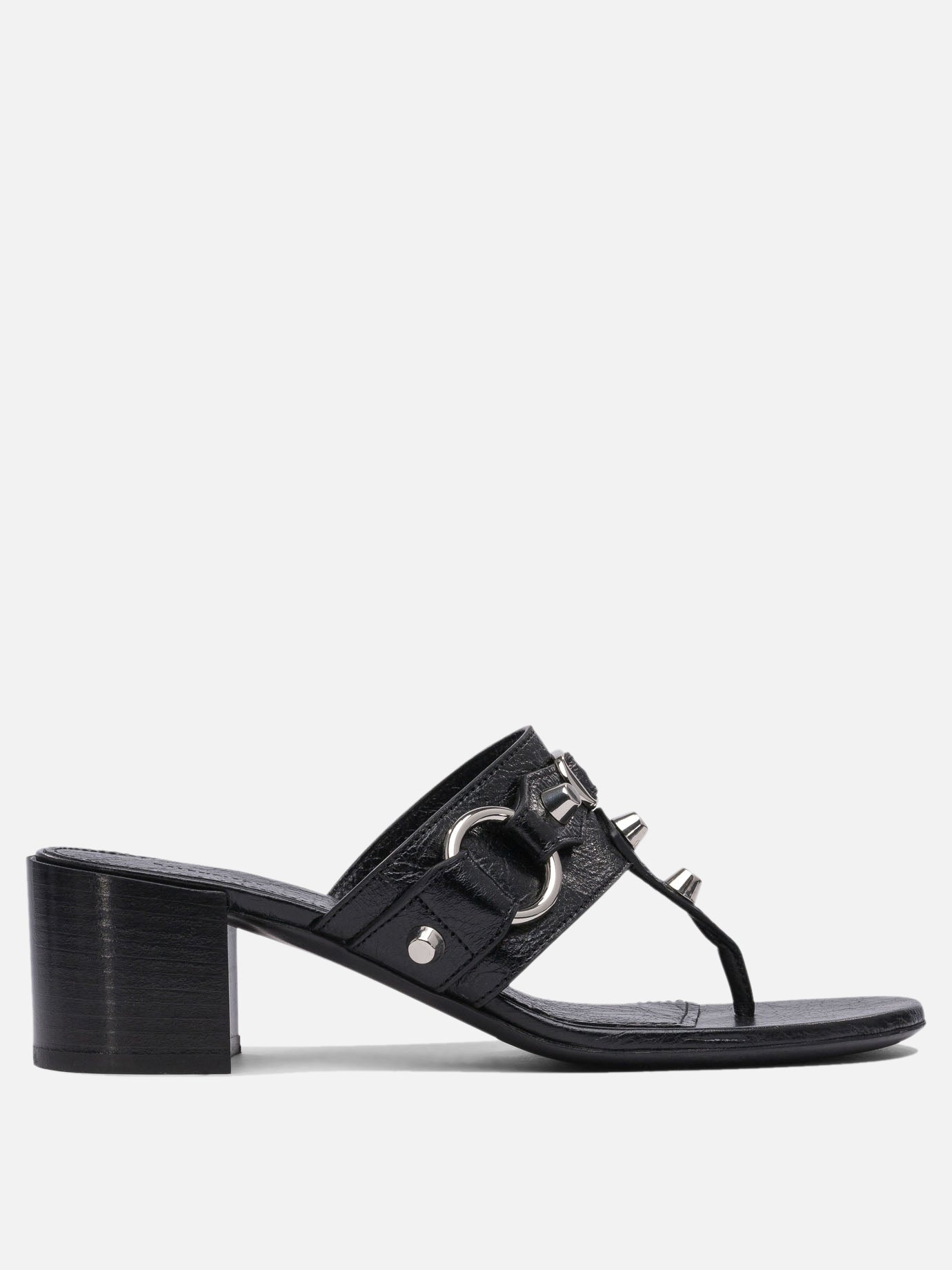 Sandali con tacco 100% lamb leather - 100% leather  Nero - Balenciaga Donna | PDP | VIETTI Online Store | thumbnail