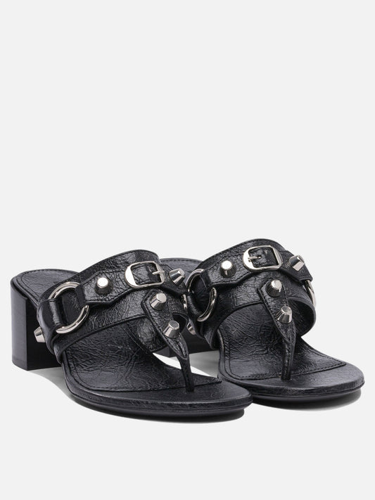 Balenciaga "City" 50mm sandals 15165957_37 Black 2
