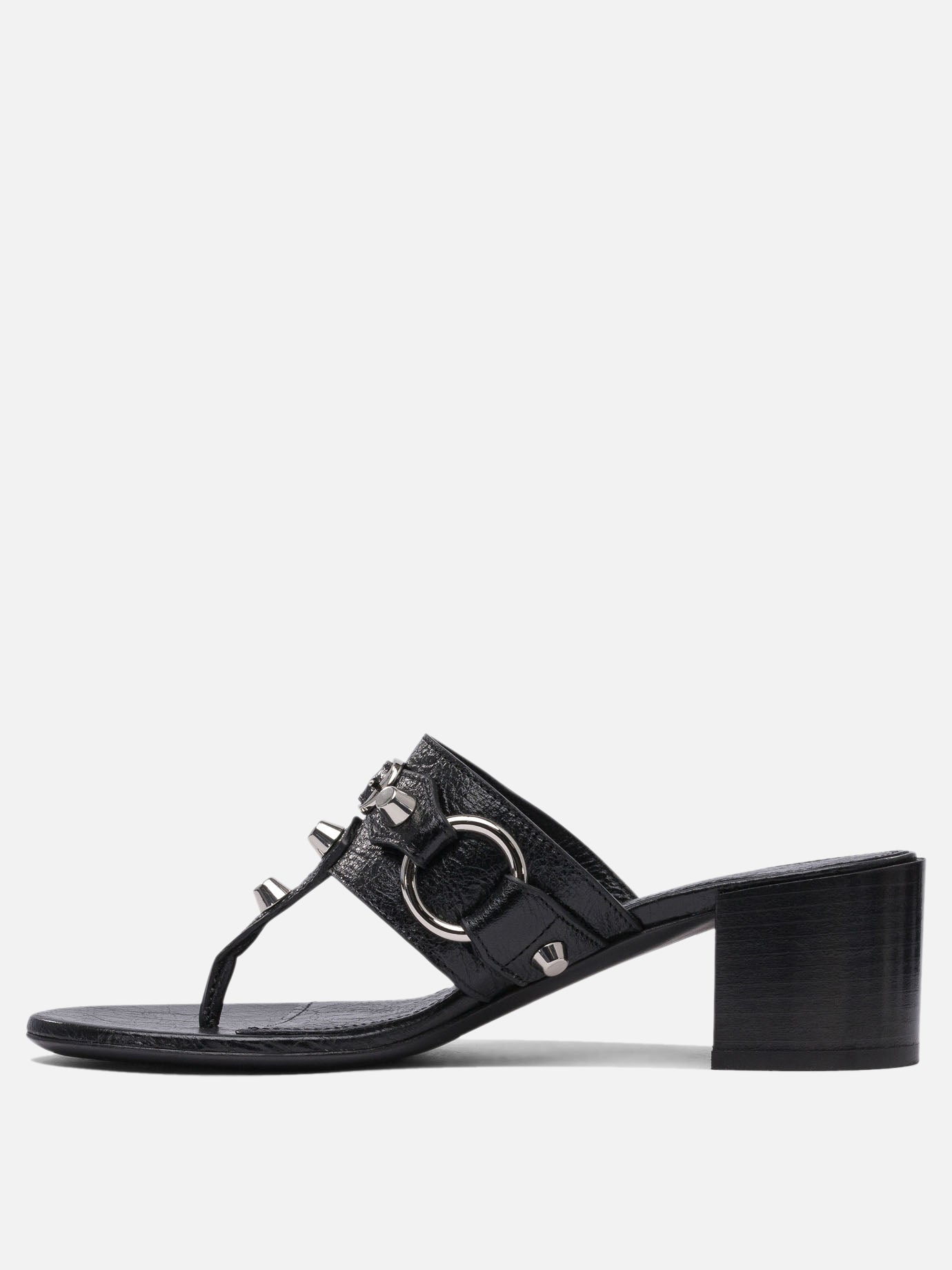 Sandali con tacco 100% lamb leather - 100% leather  Nero - Balenciaga Donna | PDP | VIETTI Online Store | thumbnail_3