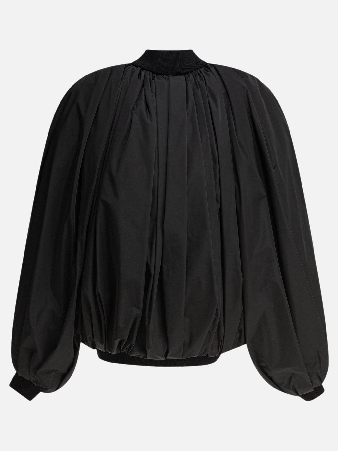 Balenciaga Draped bomber jacket 11996546_34 Black thumbnail_2
