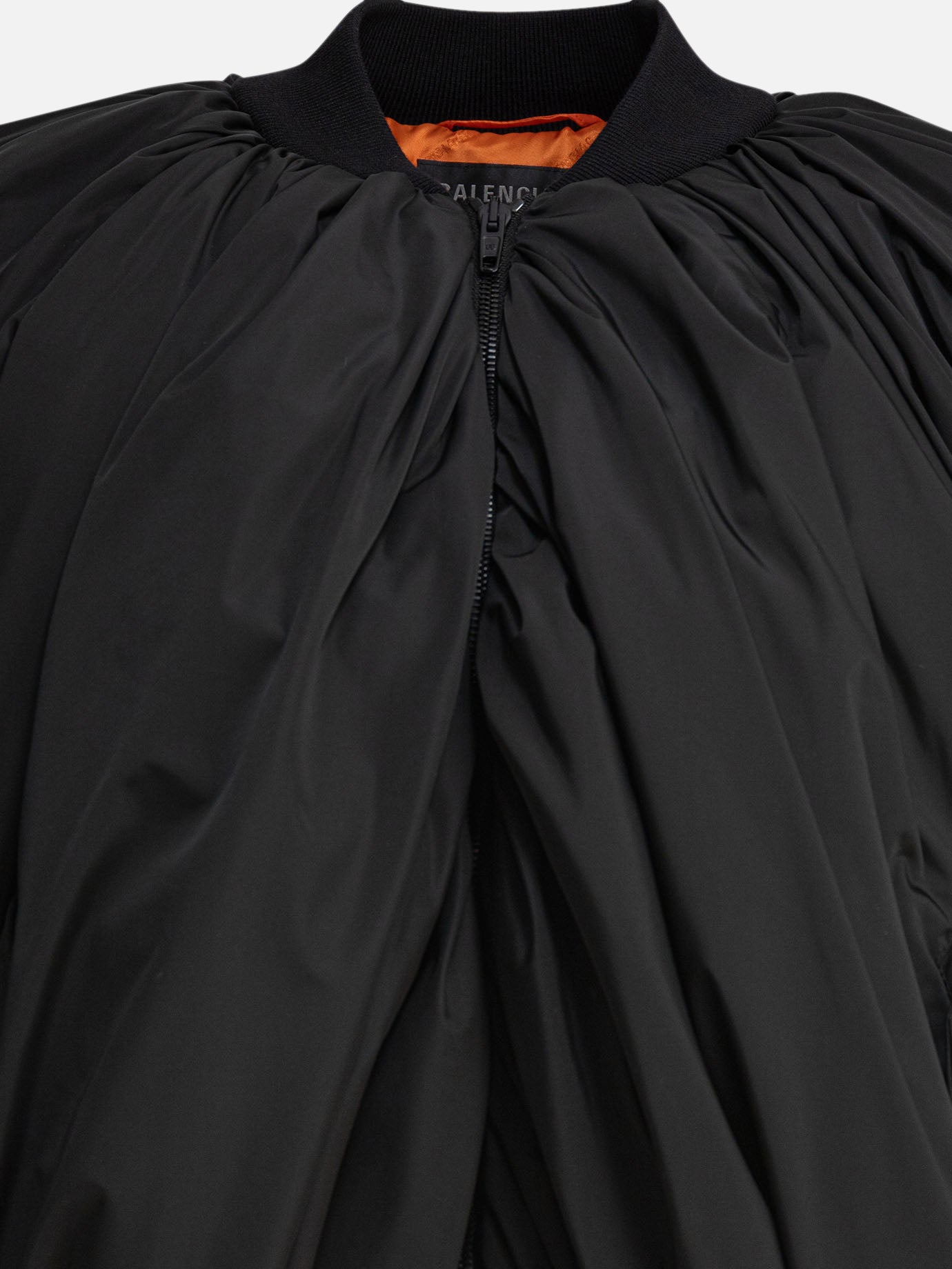 Balenciaga Draped bomber jacket 11996546_34 Black thumbnail_3