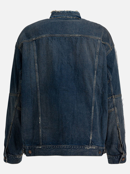 Giacche in denim Denim  Blu - Balenciaga Uomo | VIETTI Online Store | 2
