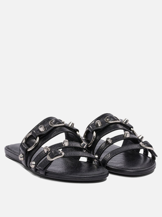 Balenciaga "City" Slides 17355065_38 Black 2