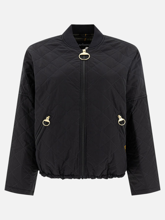 Barbour "Emlyn" Quilted bomber jacket 13214313_08 Black 1