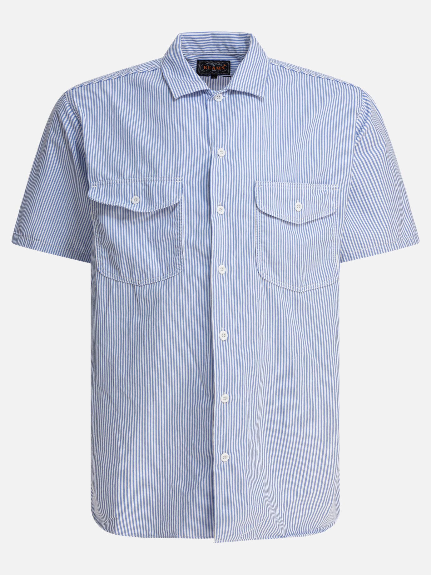 Beams Plus &quot;Work&quot; shirt 11645888_S Blue thumbnail_1