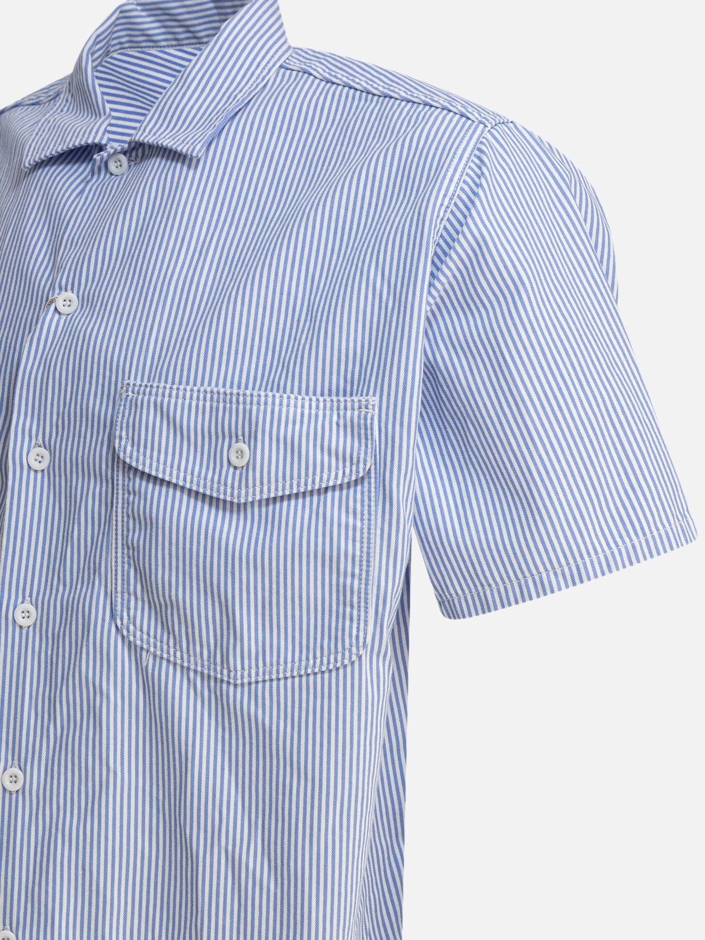 Beams Plus &quot;Work&quot; shirt 11645888_S Blue thumbnail_4