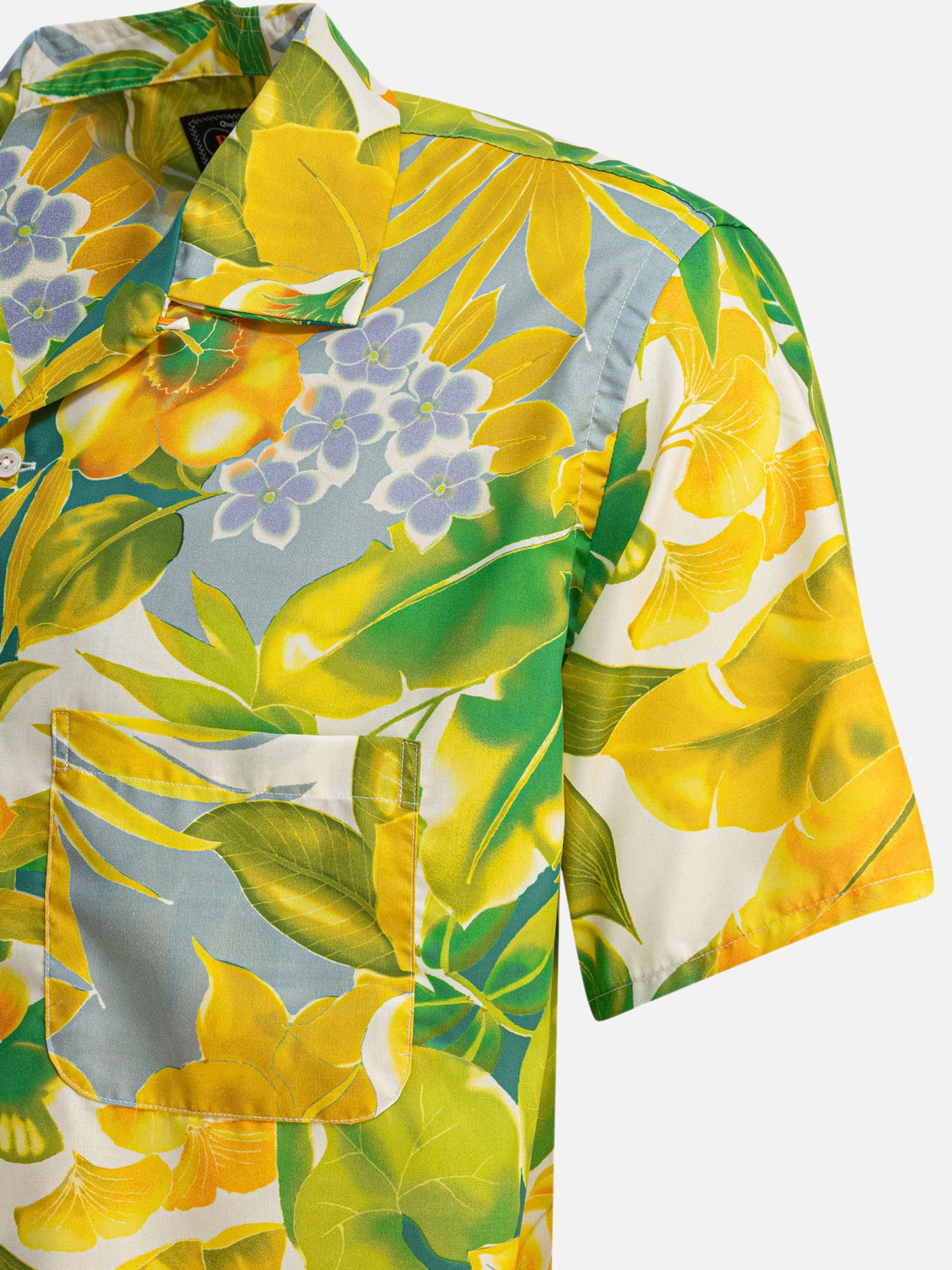 Beams Plus Shirt &quot;Tropical&quot; 19460956_S Yellow thumbnail_4
