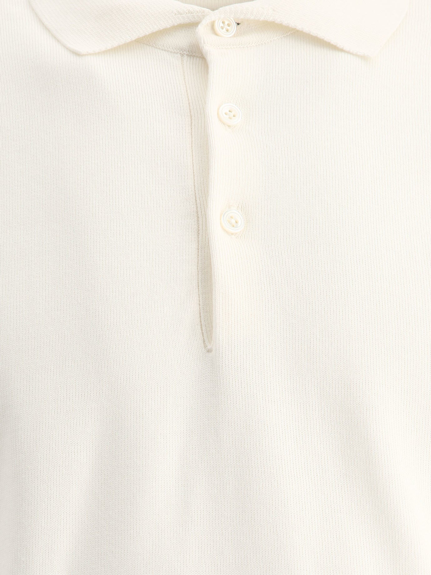 Polo con bottoni Solid colour  Bianco - Beams Plus Uomo | PDP | VIETTI Online Store | thumbnail_3