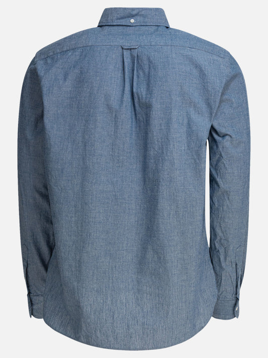 Beams Plus Camicia con colletto button-down 13613824_S Blue 2