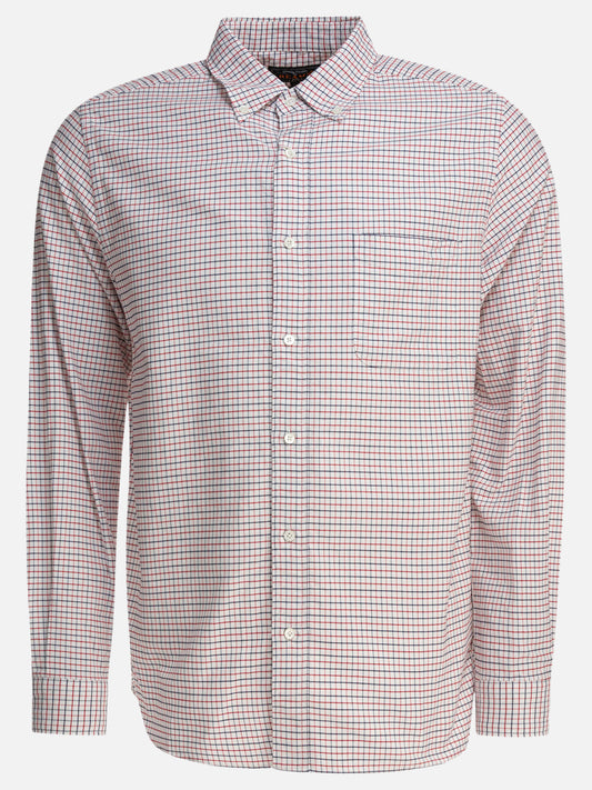 Beams Plus Camicia "Oxford Tattersall" 13492144_S White 1