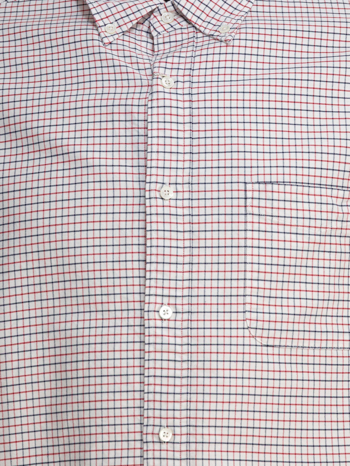Beams Plus &quot;Oxford Tattersall&quot; shirt 13492144_S White thumbnail_3