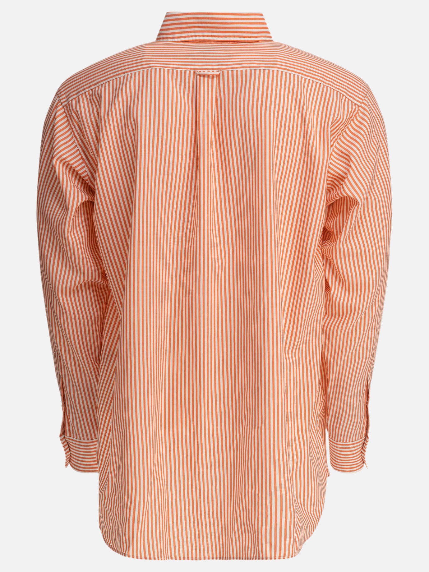 Beams Plus &quot;Wool Stripe&quot; Shirt 12178229_S Orange thumbnail_2