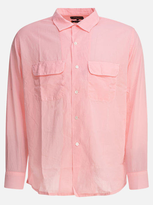 Beams Plus Camicia con colletto camp 17929504_S Pink 1