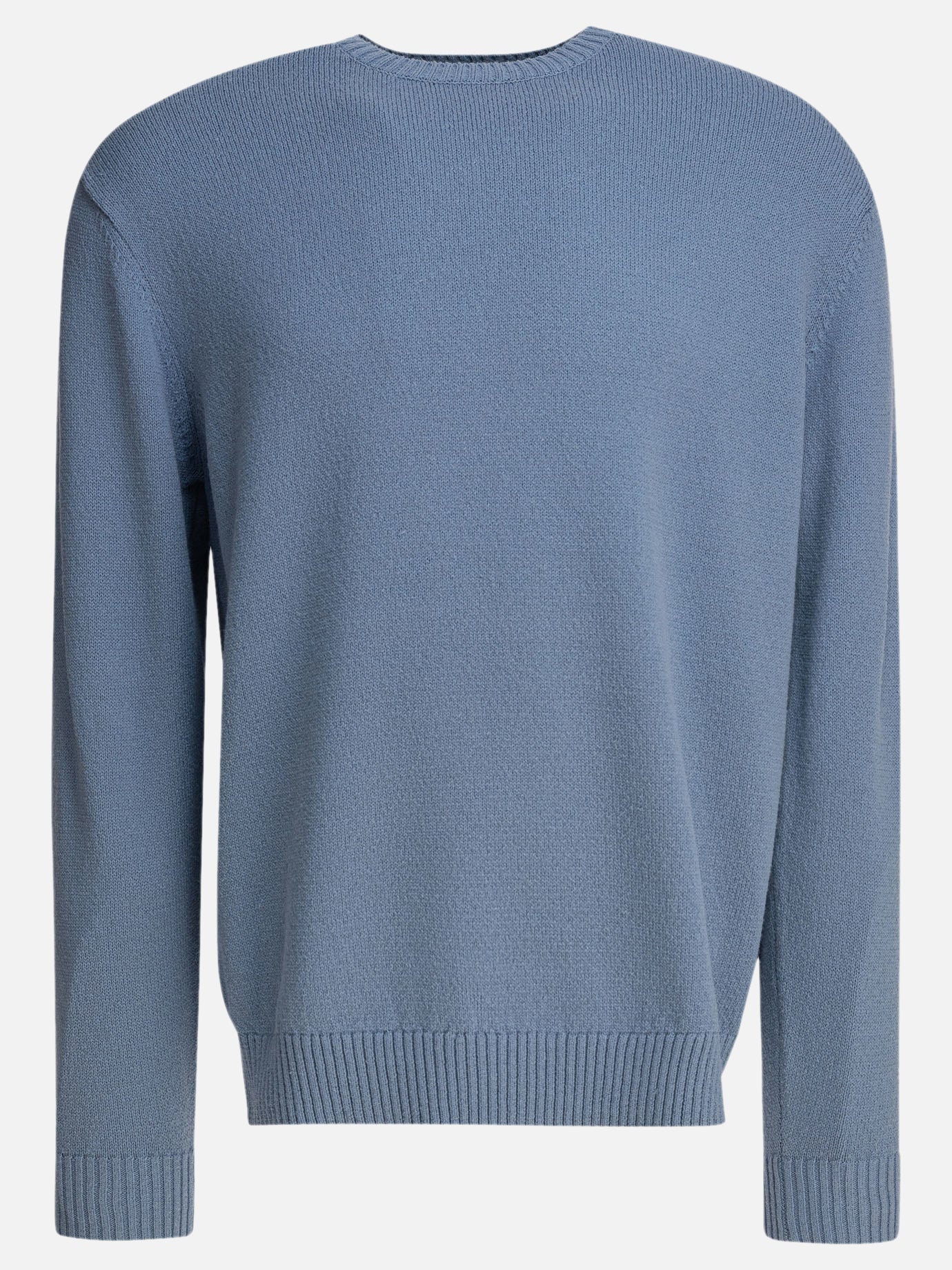 Crewneck sweaters Solid colour  Light blue - Beams Plus Men | PDP | VIETTI Online Store | Zoom-Modal
