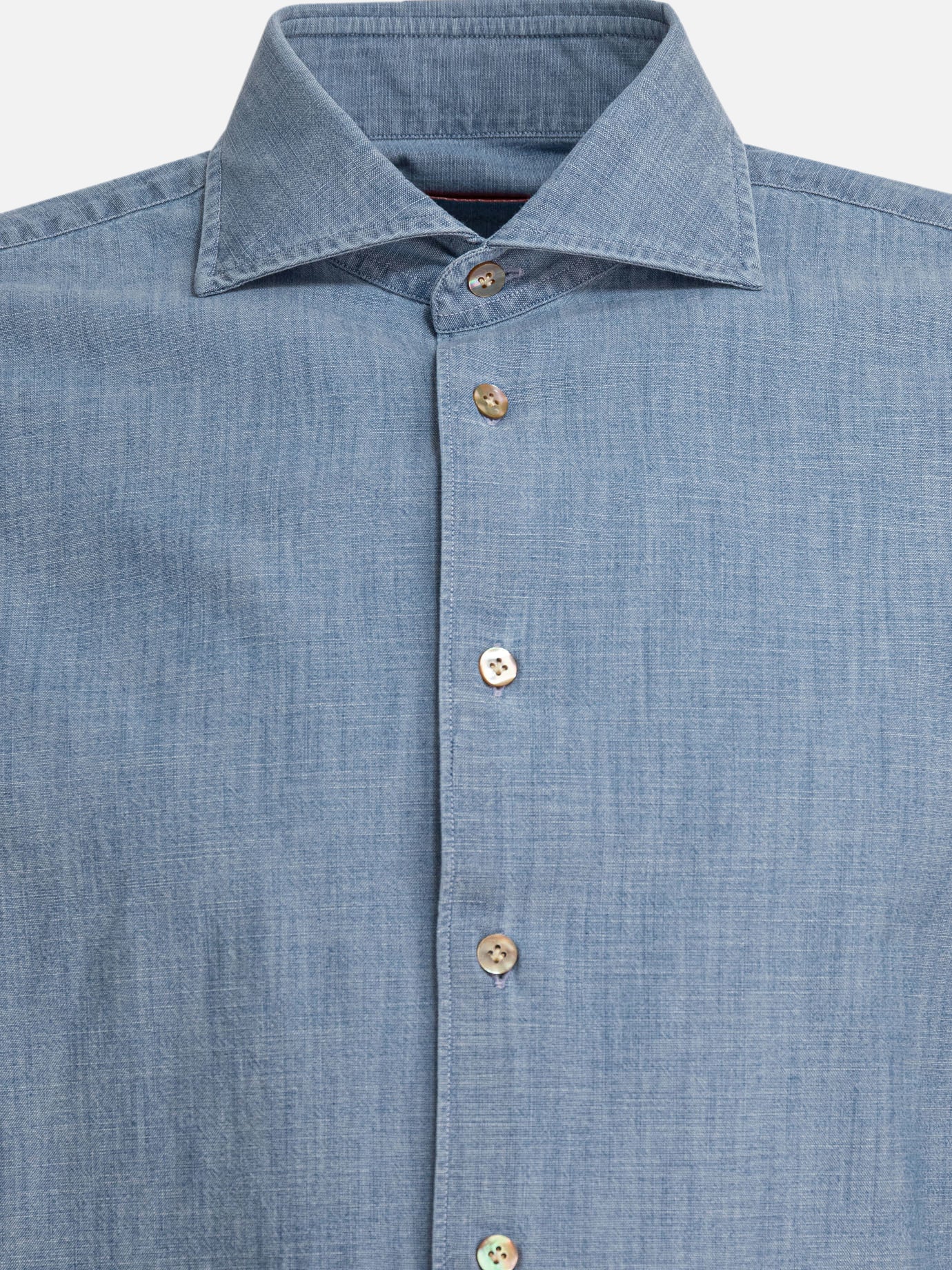 Casual shirts Solid colour  Light blue - Borriello Men | PDP | VIETTI Online Store | Zoom-Modal_3
