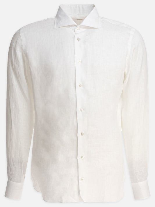 Casual shirts Solid colour  White - Borriello Men | PDP | VIETTI Online Store 
