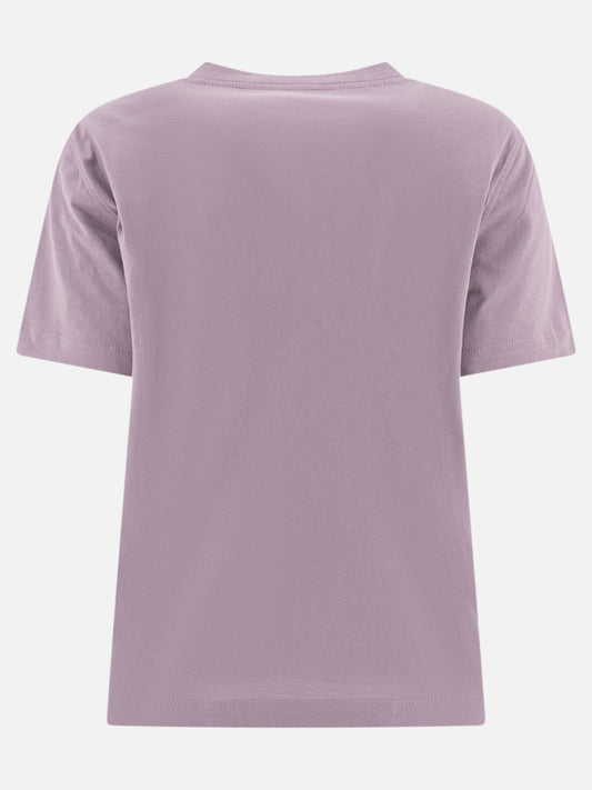 Crewneck t-shirts Solid colour  Purple - Brunello Cucinelli Women | PLP | VIETTI Online Store | 2

