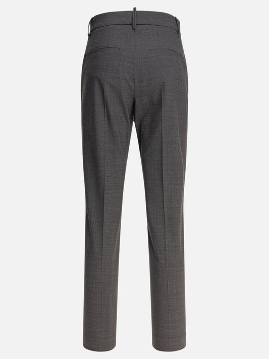 Pantaloni sartoriali Solid colour  Grigio - Brunello Cucinelli Donna | PLP | VIETTI Online Store | 2
