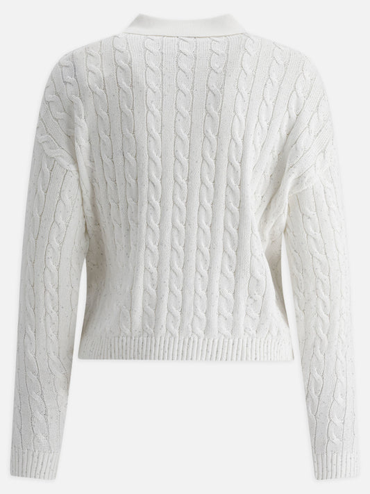 Polo shirts with buttons Solid colour  White - Brunello Cucinelli Women | PLP | VIETTI Online Store | 2
