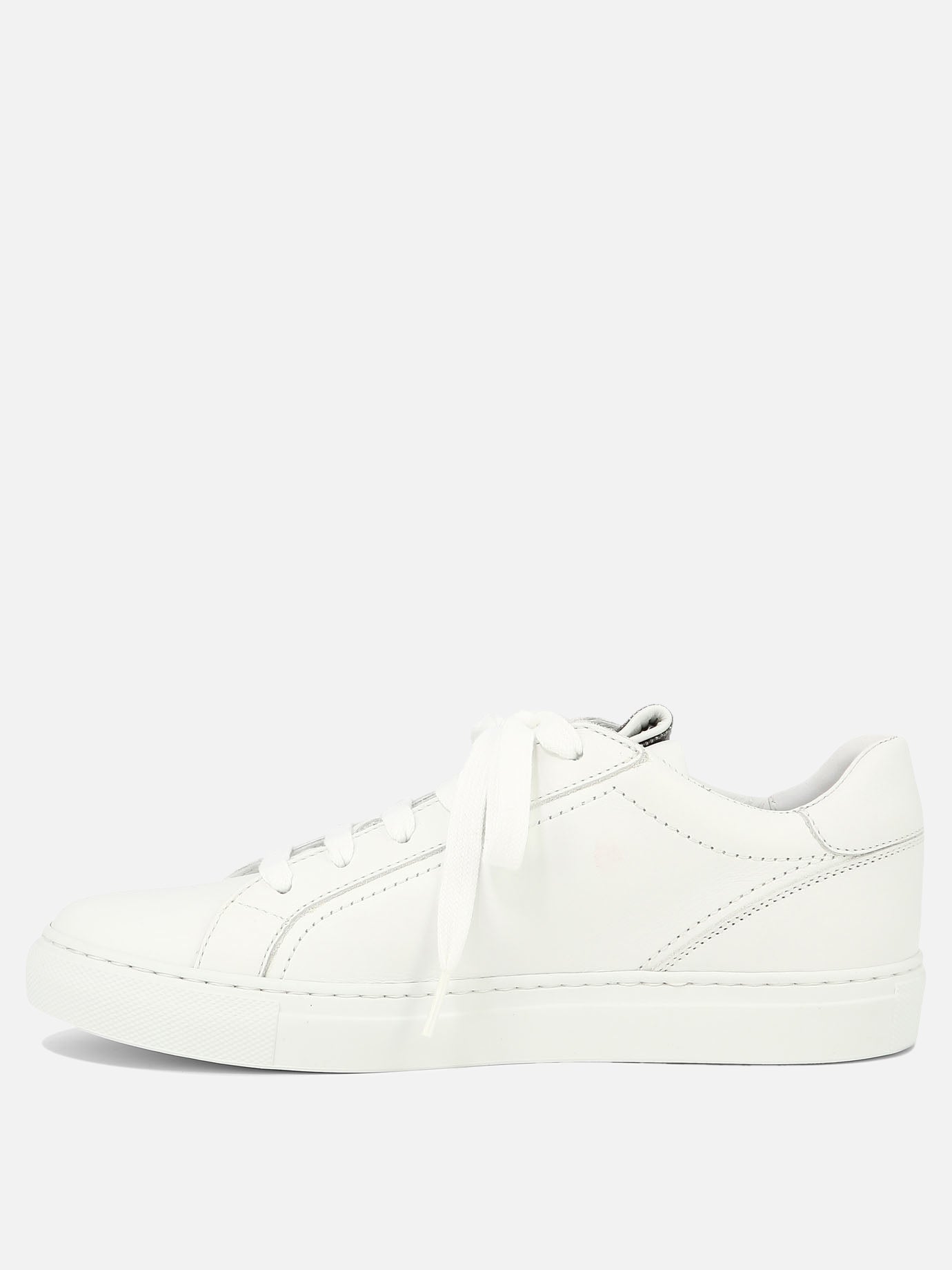 Sneaker basse 100% leather - 100% rubber  Bianco - Brunello Cucinelli Donna | PDP | VIETTI Online Store | Zoom-Modal_3
