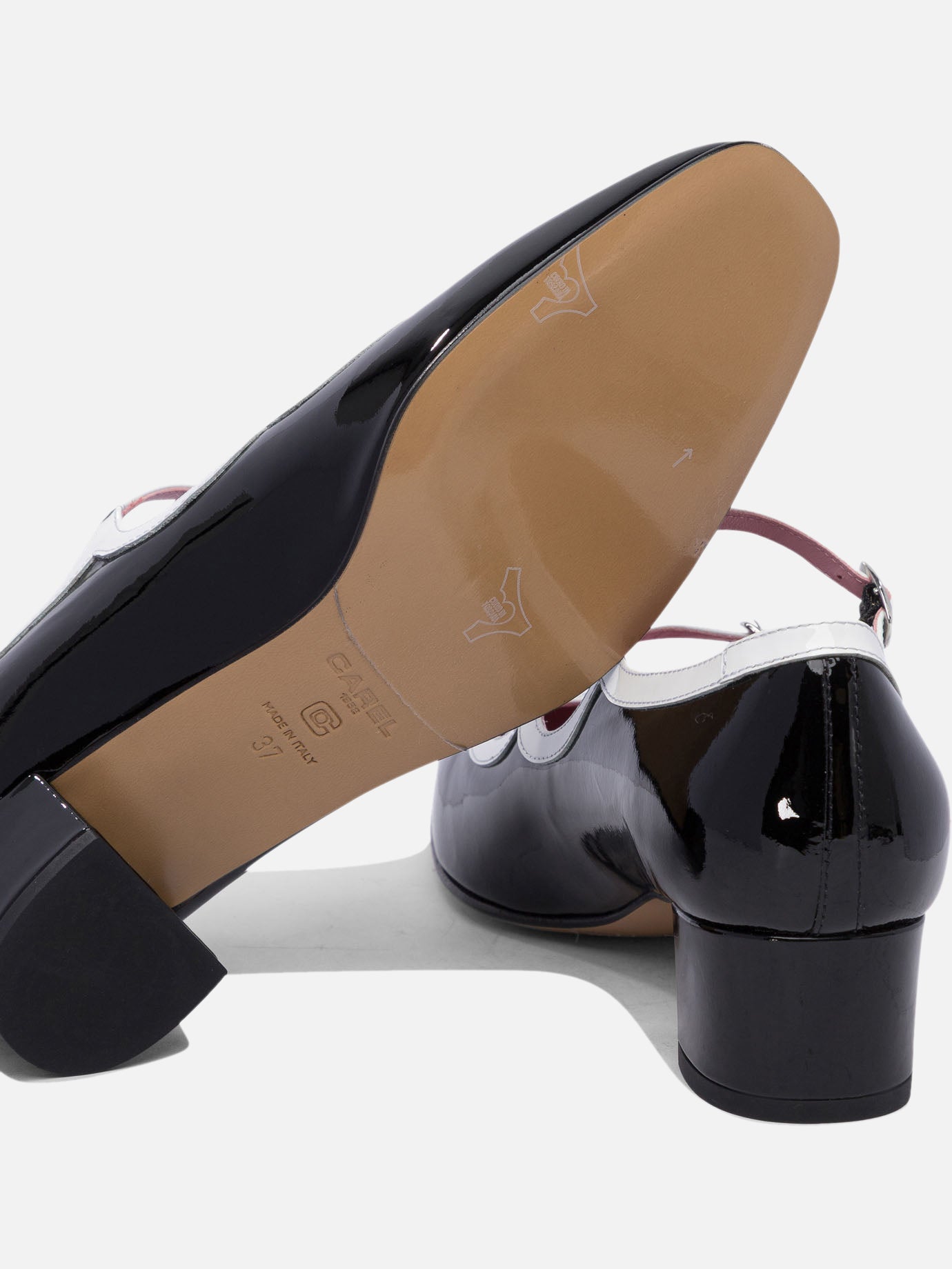 Mary Jane 100% calf leather - 100% calf leather  Black - Carel Women | PDP | VIETTI Online Store | thumbnail_5