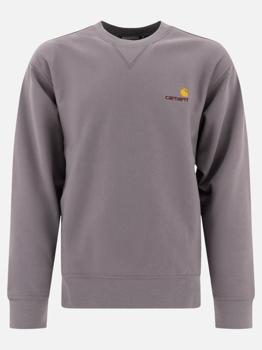 Carhartt WIP Felpa "American Script" 12843869_M Grey 1