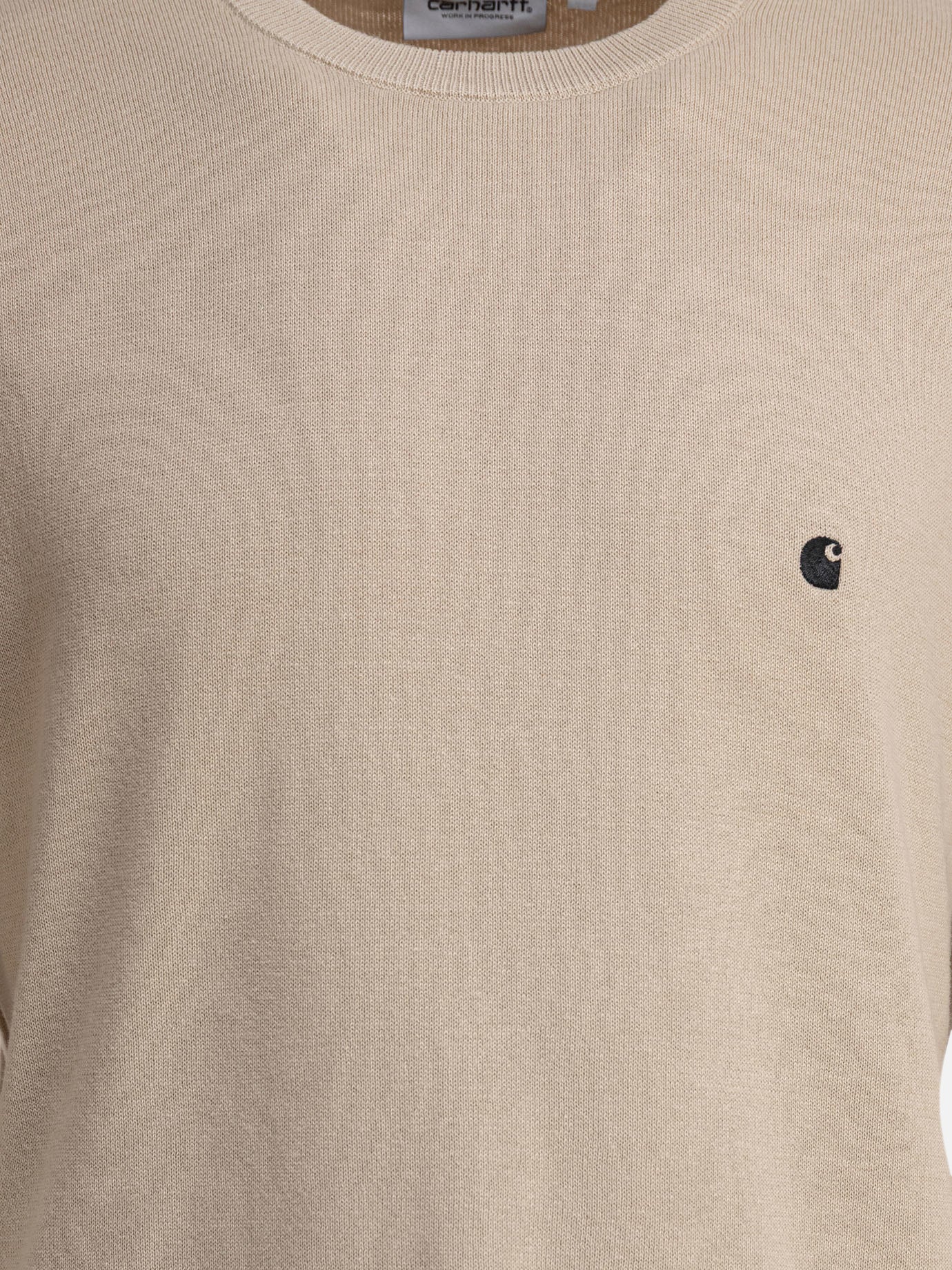 Carhartt WIP Crew-neck sweater with logo 15812569_M Beige thumbnail_3