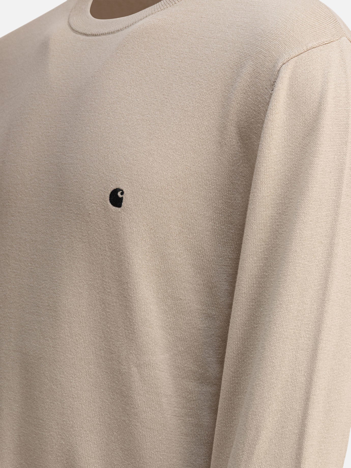 Carhartt WIP Crew-neck sweater with logo 15812569_M Beige thumbnail_4
