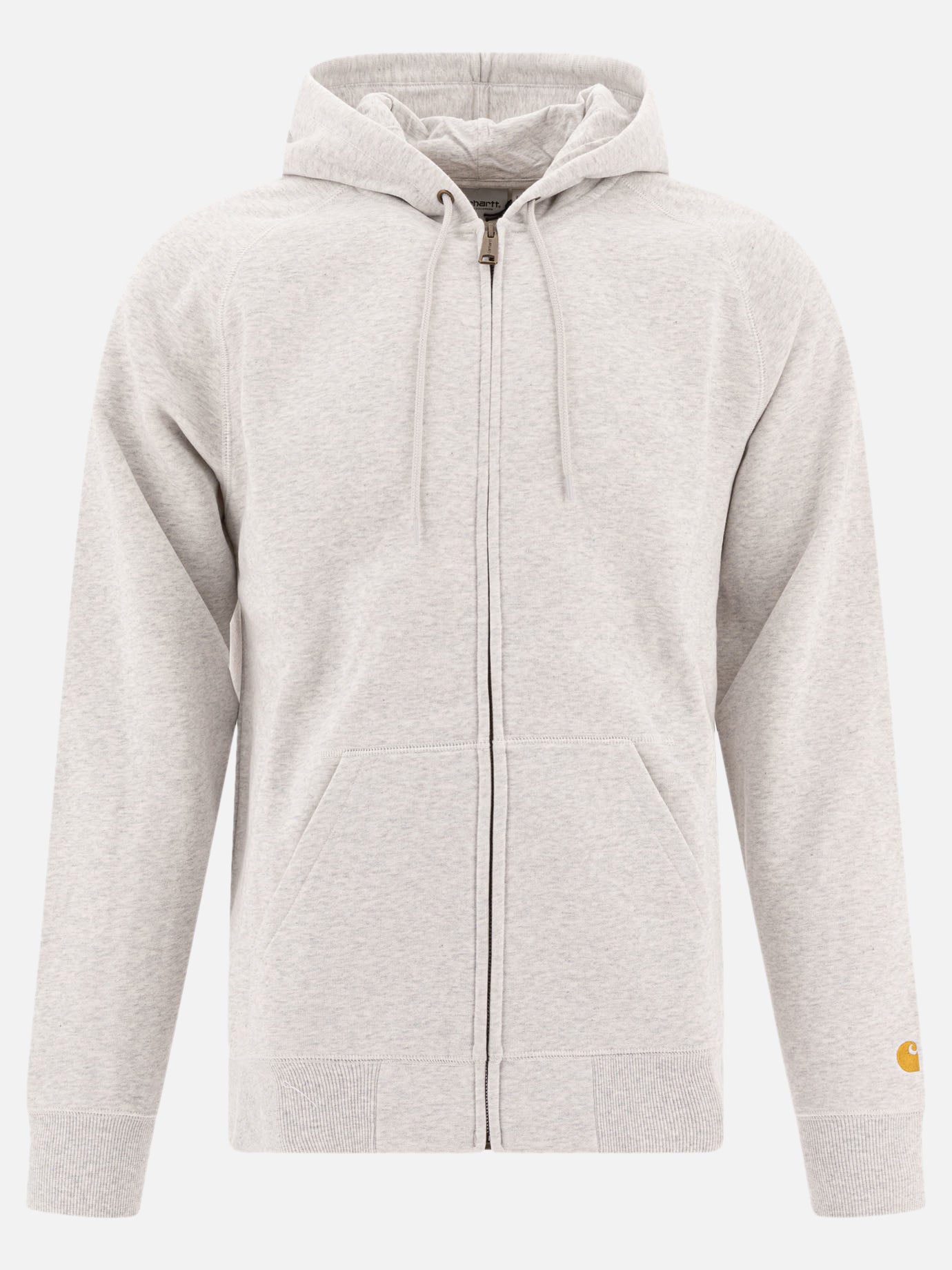 Carhartt WIP Felpa &quot;Hooded Chase&quot; 15102202_S Grey thumbnail_1