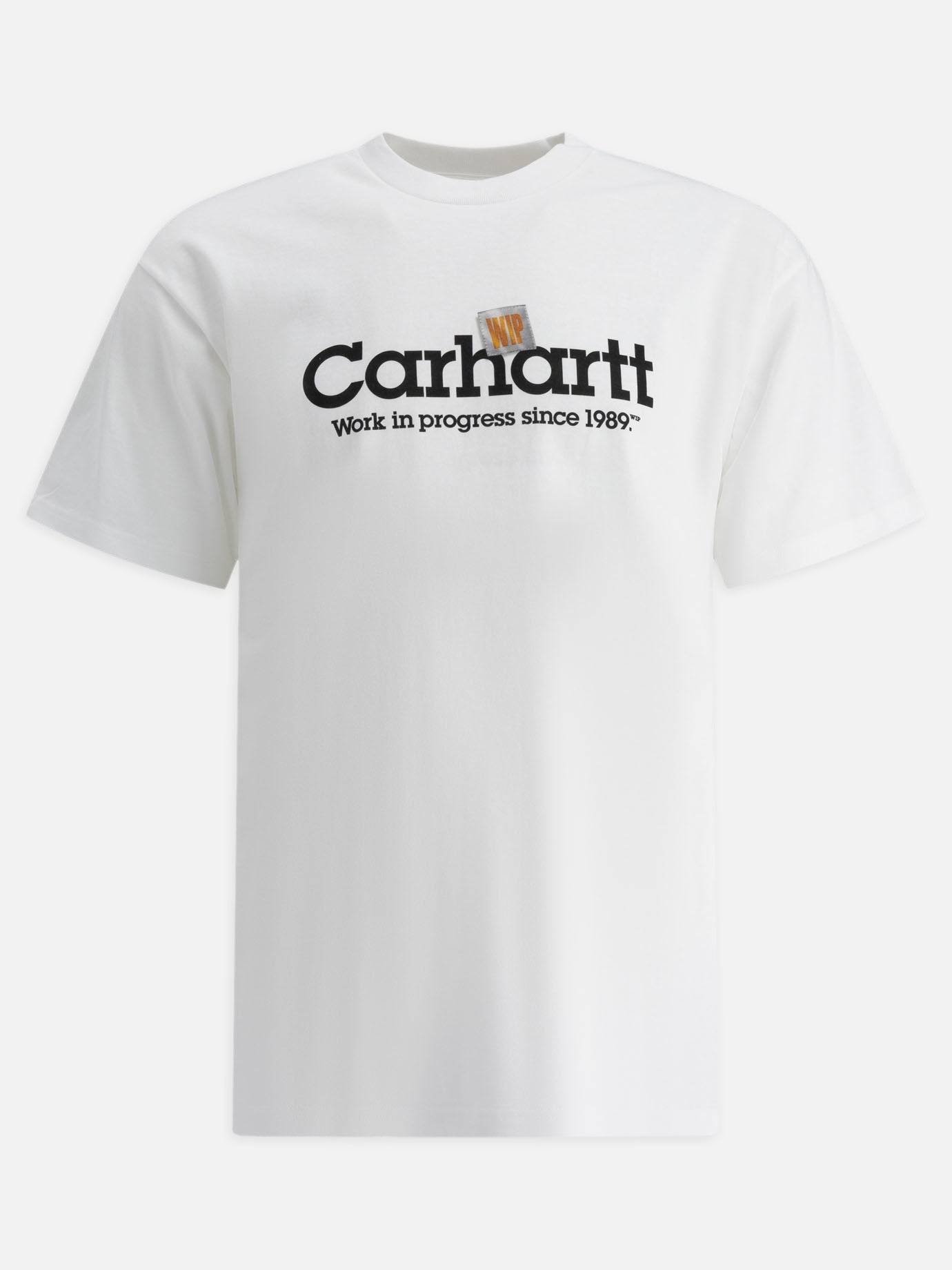 Carhartt WIP T-shirt &quot;S/S Label Script&quot; 14571344_S White thumbnail_1
