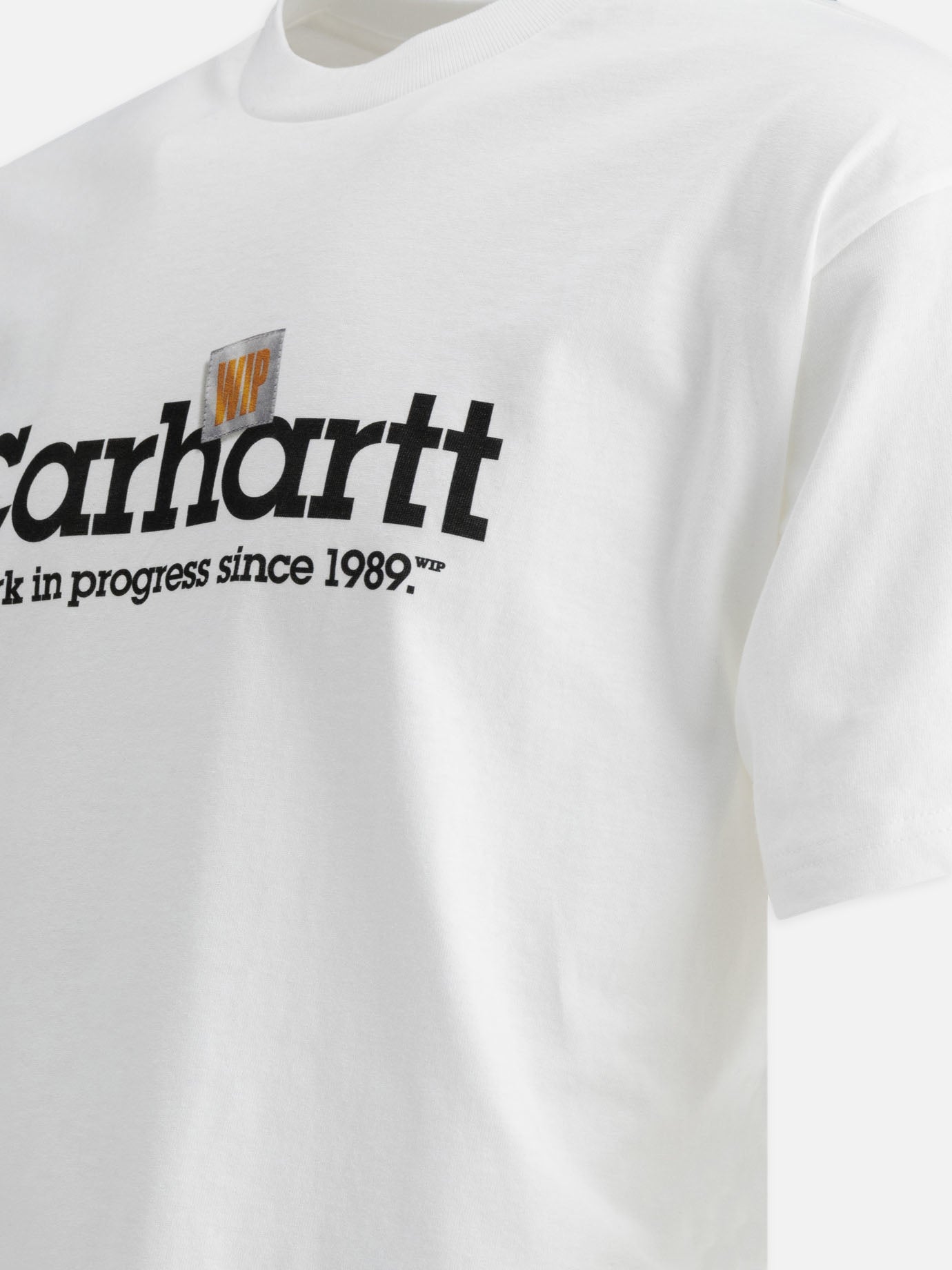 Carhartt WIP T-shirt &quot;S/S Label Script&quot; 14571344_S White thumbnail_4