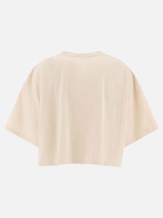 Chloé Cropped cotton jersey T-shirt 15485884_S White 2