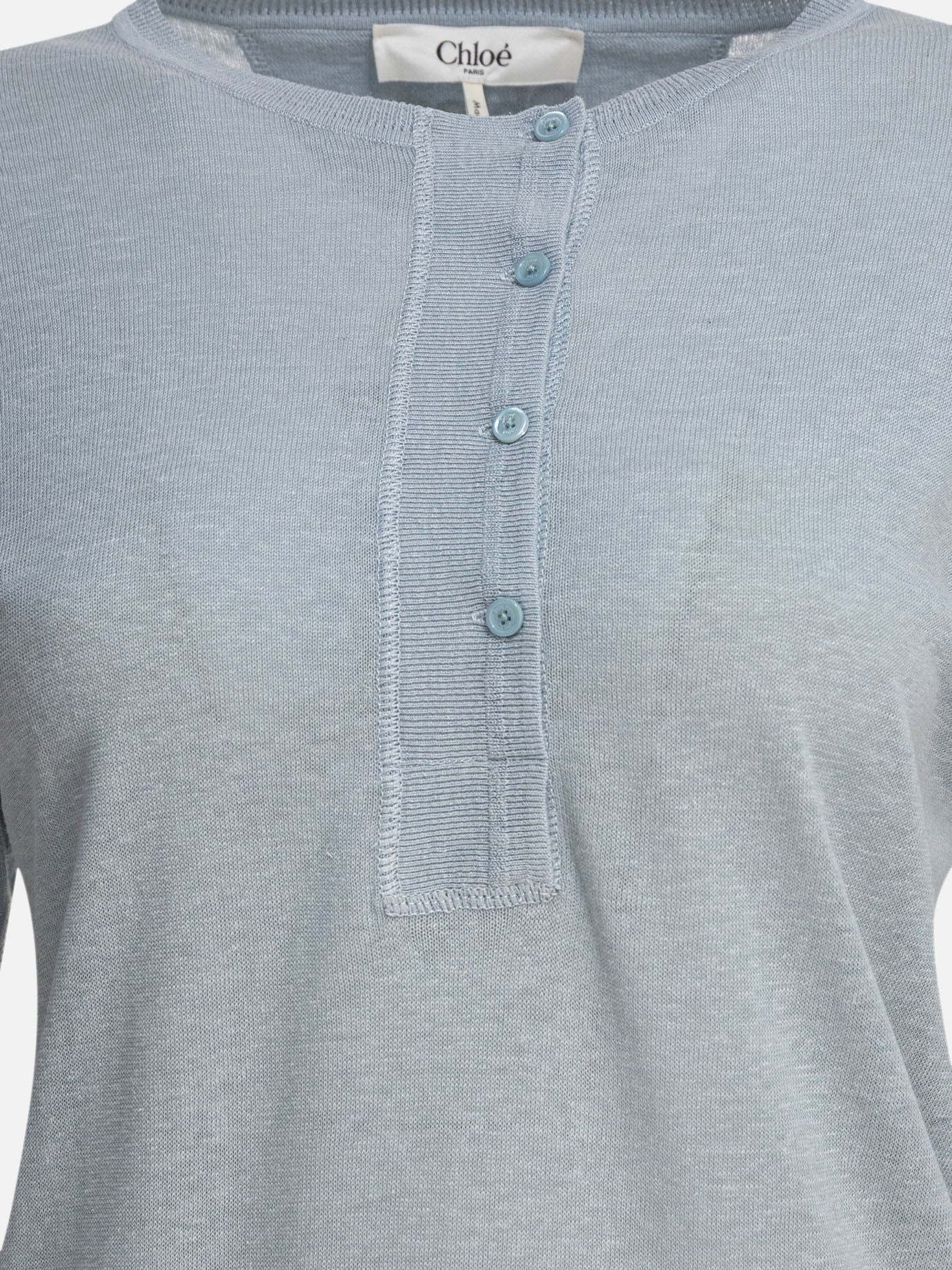 Chloé "Henley" shirt Blue