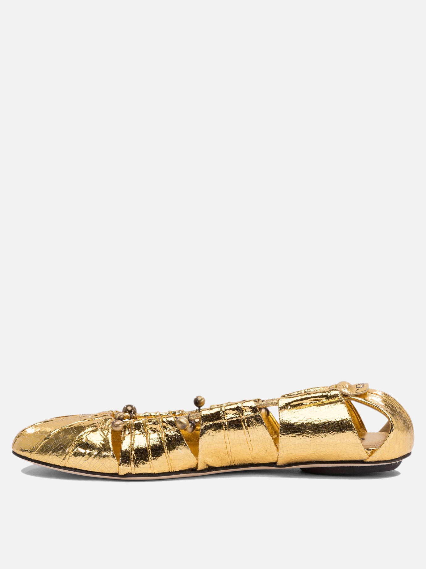 Chloé Ballet flats cut-out details 16926149_36 Gold thumbnail_3