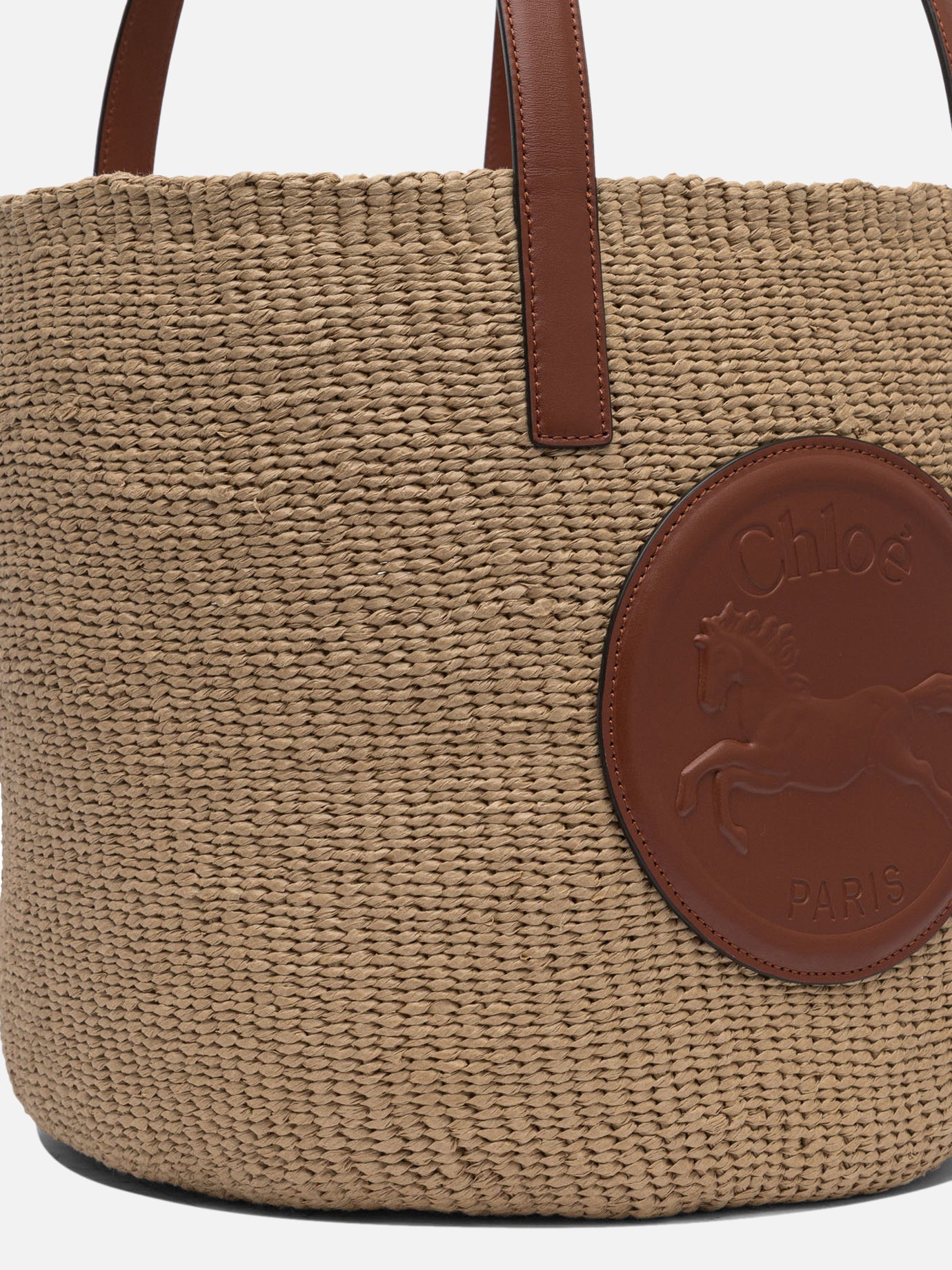 Chloé &quot;Horse Medal&quot; bucket bag 13431826_UNI Brown thumbnail_4