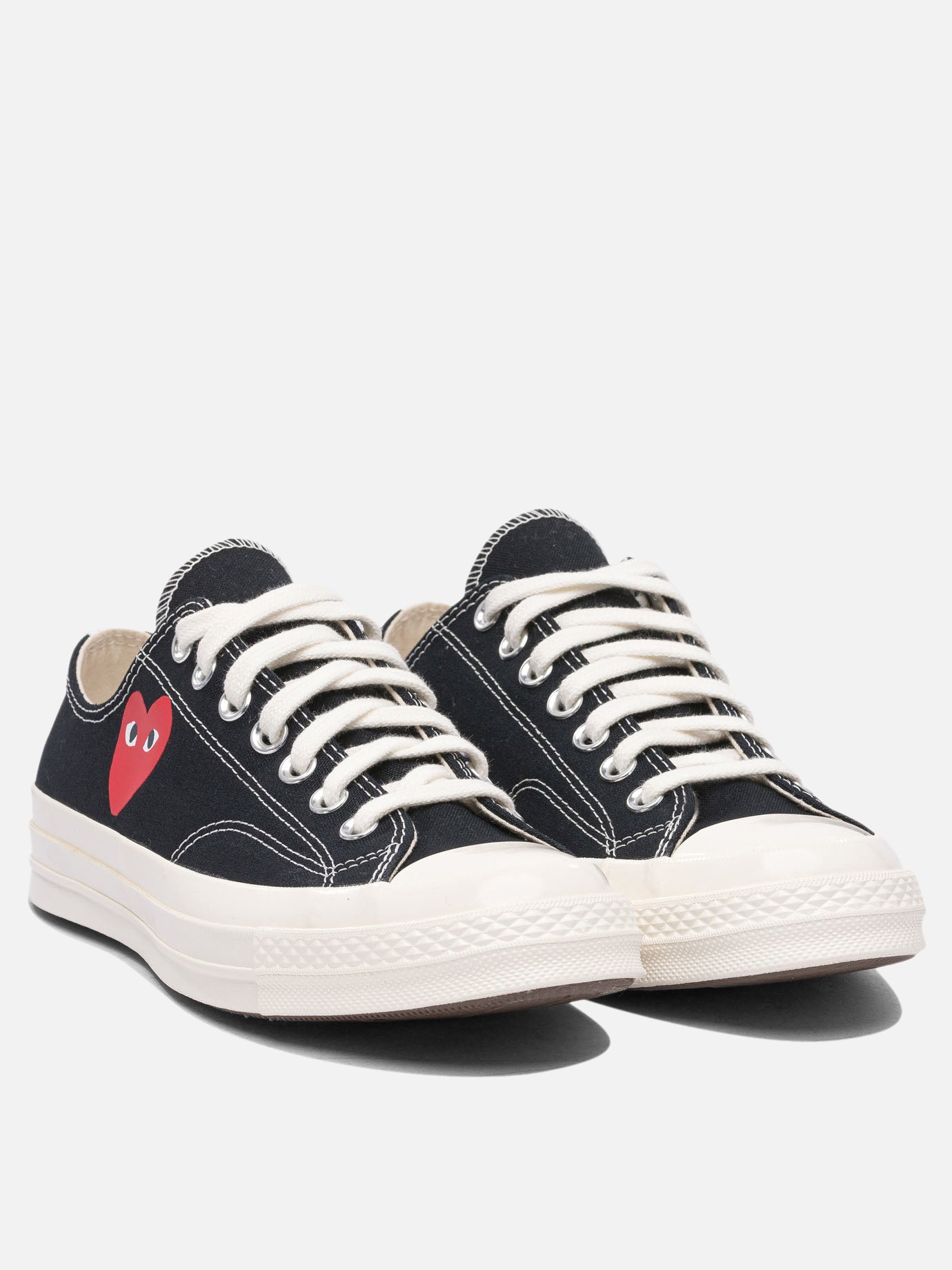 Low top sneakers 100% cotton - 100% rubber  Black - Comme Des Garçons Play Men | PDP | VIETTI Online Store | Zoom-Modal_2
